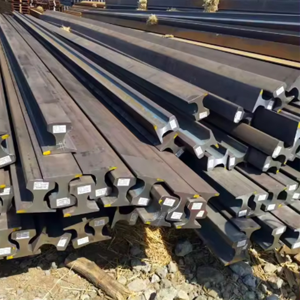 MAXI DIN536 Crane steel rail A45 A55 A65 A75 A100 A120 A150 Standard Steel Rail