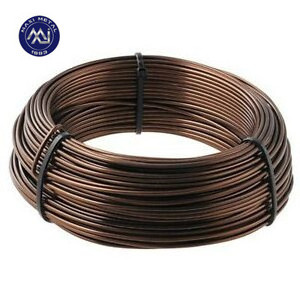 Factory 0.8mm-5.0mm anodized bonsai aluminum training wire for support garden plant wire