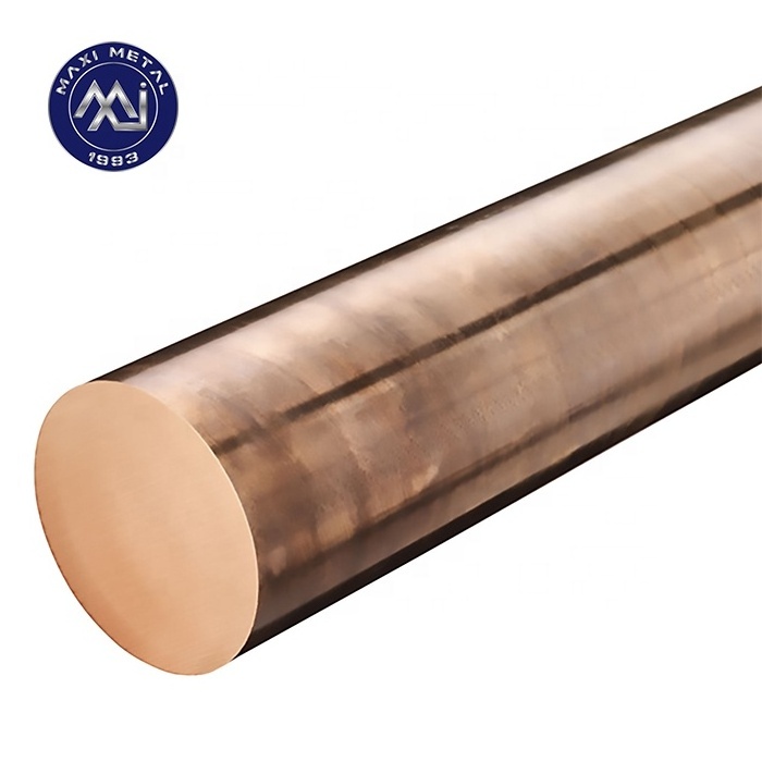 99.99% High Quality China High Purity pure copper C1100 T2 TP1 brass round bar copper bar price per kg