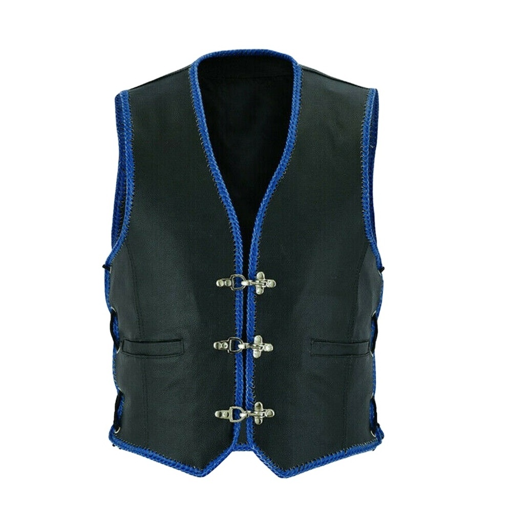 Motorcycle Vest Leather Custom Motorbike Waistcoat Biker Leather Vest By Maximize Wear