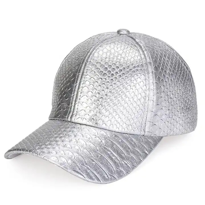 Top quality winter genuine leather Crocodile Baseball Hat Snakeskin Full PU Leather with affordable price