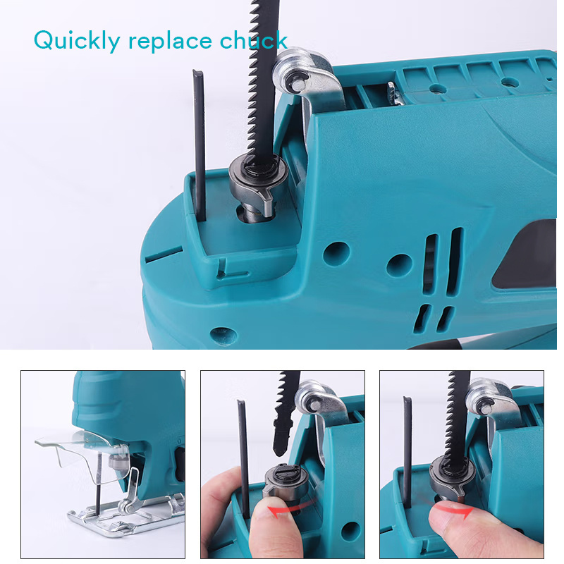 iPOPULUS New Arrival Industrial Quality Jig Saw Power Tools 900W/3000rpm Wood Cutting Machine Portable Electric Metal Cutter saw