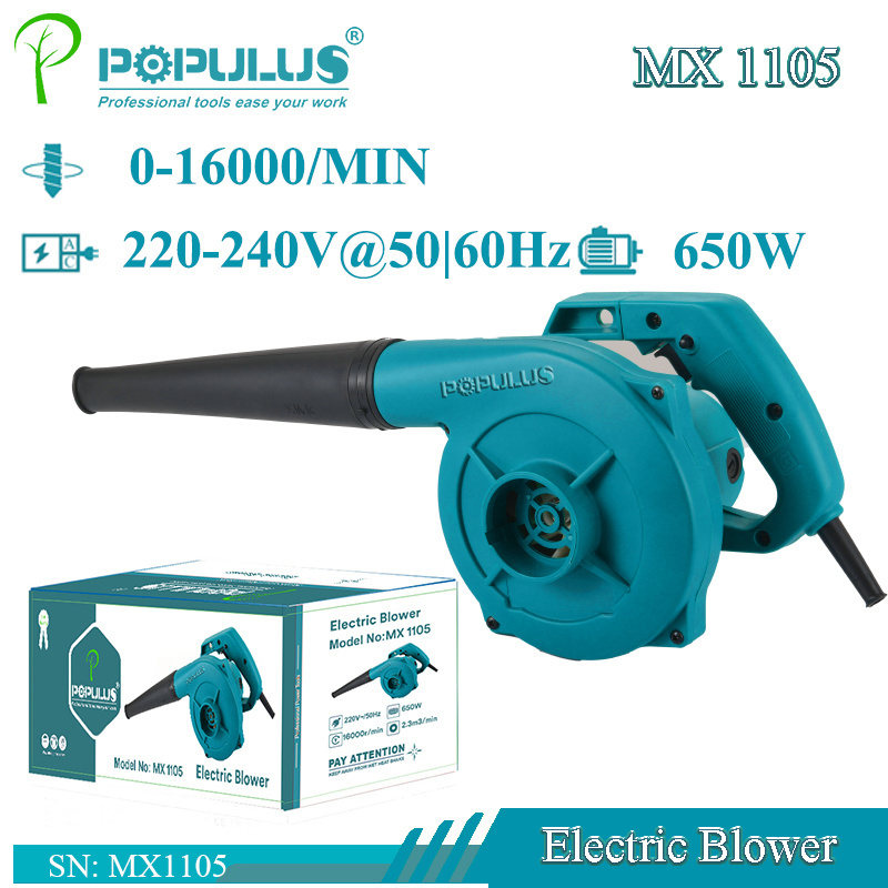 iPOPULUS 650W hot air blower magnet air blower two function adjustable speed electric air blower