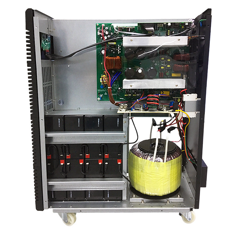 6KVA High Frequency Online pure sine wave UPS true Double Conversion with Input isolation transformer