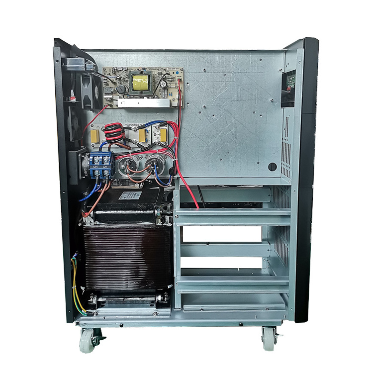 10KVA High Frequency Online pure sine wave UPS true Double Conversion with Input isolation transformer