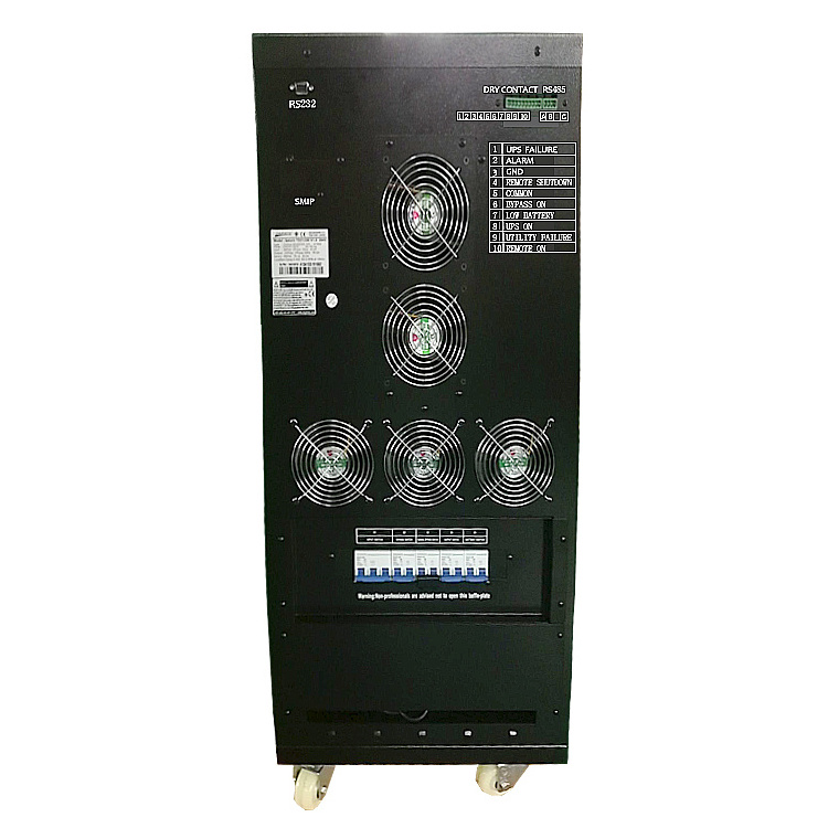 Ups 10KVA 30kVA Medical Online pure sine wave Ups 380V input 220V output with isolation transformer and external battery bank