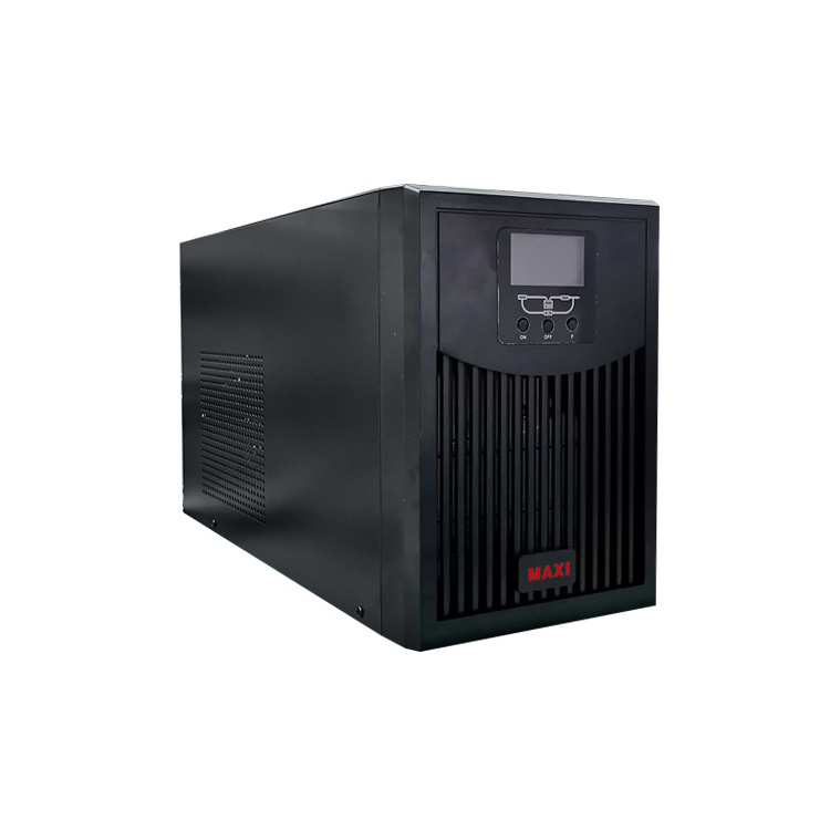 MAXI single phase power supply ups sine wave 1kva on line with isolation transformer for modem