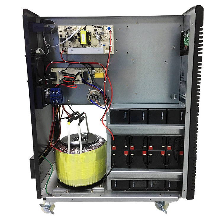 6KVA High Frequency Online pure sine wave UPS true Double Conversion with Input isolation transformer