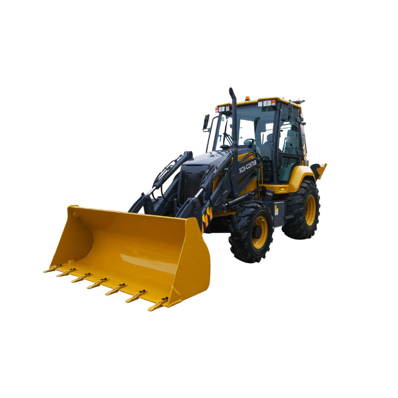 Top Brand 3.5t Backhoe Loader with Yuchai Engine XC8-S3580 in Russia Market