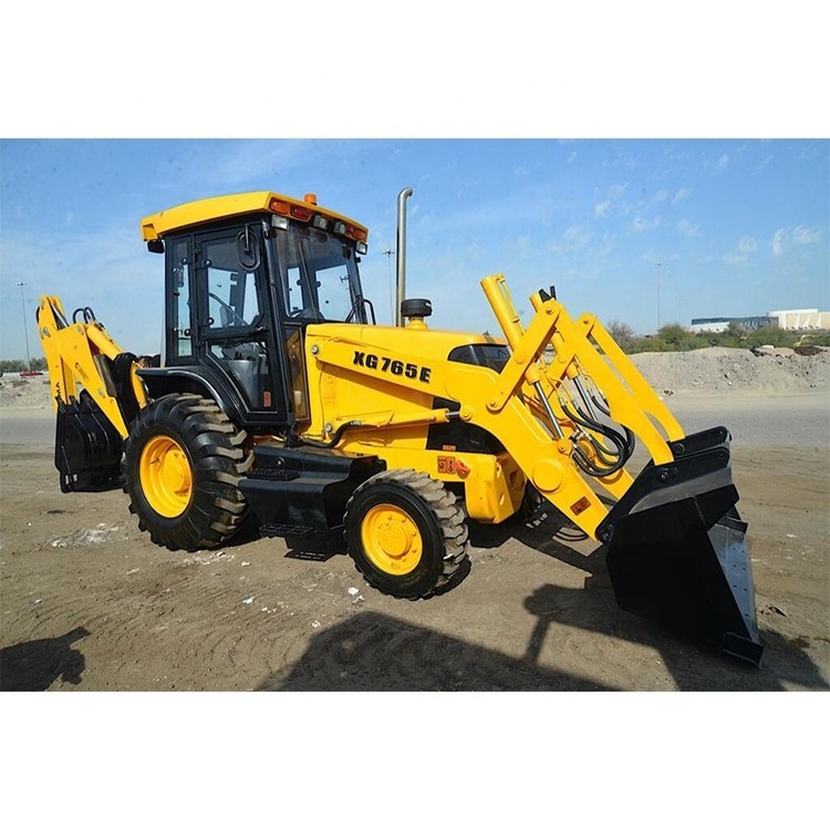 XGMA Small Backhoe Loader XG765E with Telescopic Arm