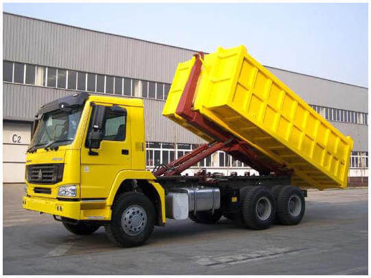 SINOTRUK  HOWO 10CBM  14CBM  16CBM  20CBM 4*2 6*4 Hook Arm Garbage Truck