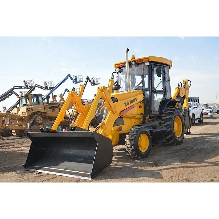 XGMA Small Backhoe Loader XG765E with Telescopic Arm