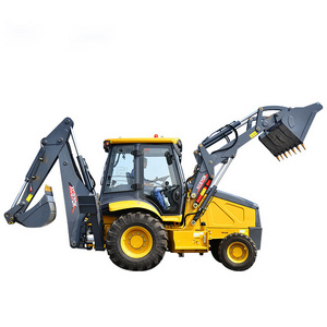 China New 4WD 2.5t Backhoe Loader with Hammer Xc870K Xc870HK