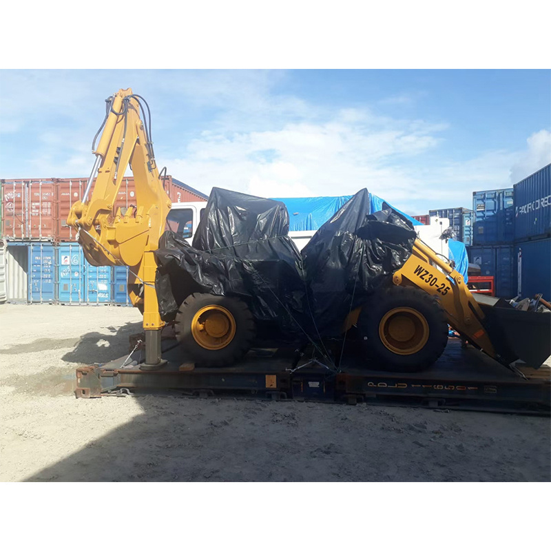 Shantui 2.5t Backhoe Loader with 4 in 1 Bucket SBH388 for sale