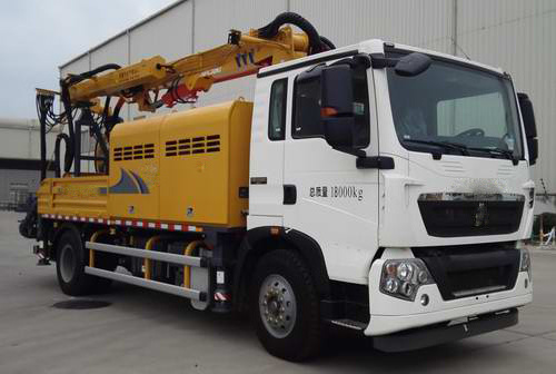 Concrete Spray Truck XZS5180TPJ wet type shotcrete machines