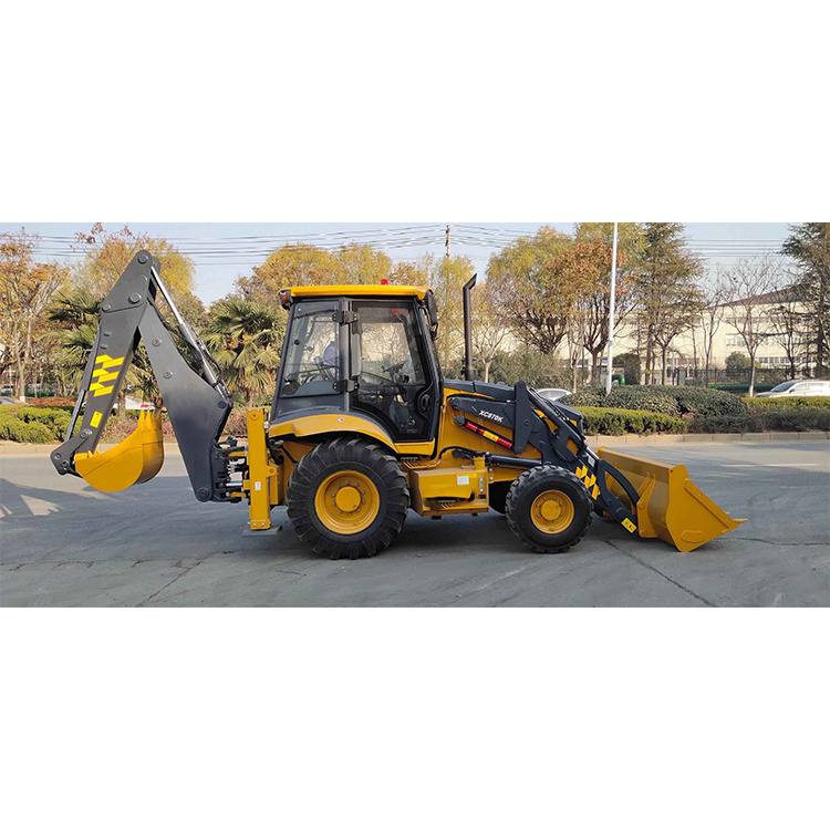 China New 2.5t Backhoe Loader Xc870K with Telescopic Arm in Peru