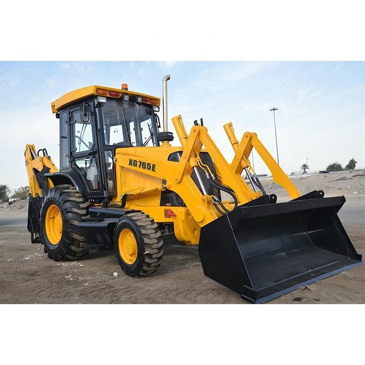 XGMA Small Backhoe Loader XG765E with Telescopic Arm