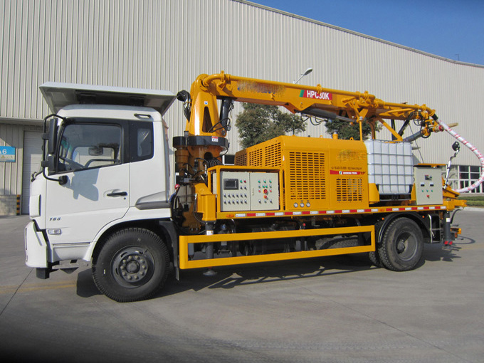 Concrete Spray Truck XZS5180TPJ wet type shotcrete machines