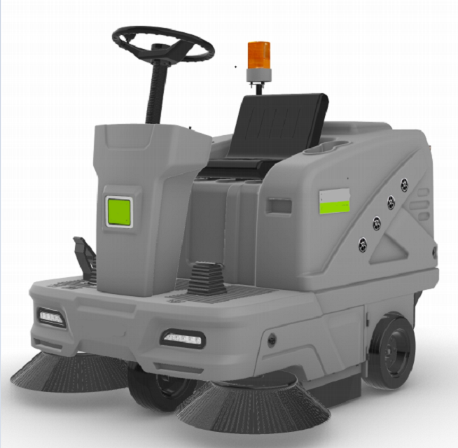 City Cleaning Vehicle Electric Floor Scrubber Clean Machine Small Street Sweeper