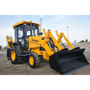 XGMA Telescopic Long Arm Loader with Backhoe Excavator XG765E