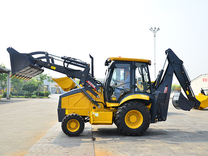 Top Chinese Backhoe Excavator Loader XC870K 4 Wheel Small Mini Backhoe Loader