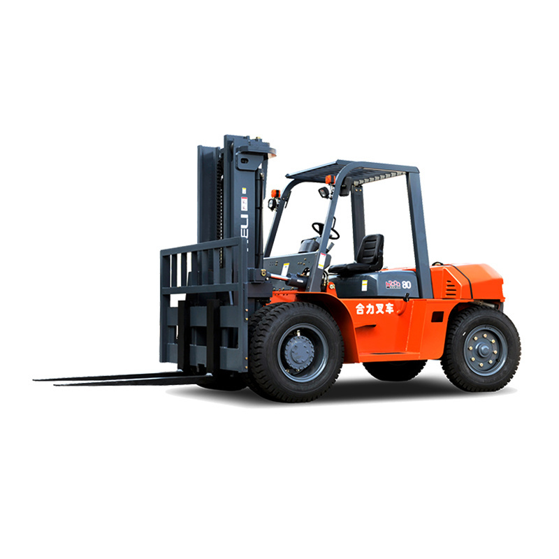 High Quality 8Ton HELI Diesel Forklift with Japan Engine Hydraulic Transmission Forklift CPCD80