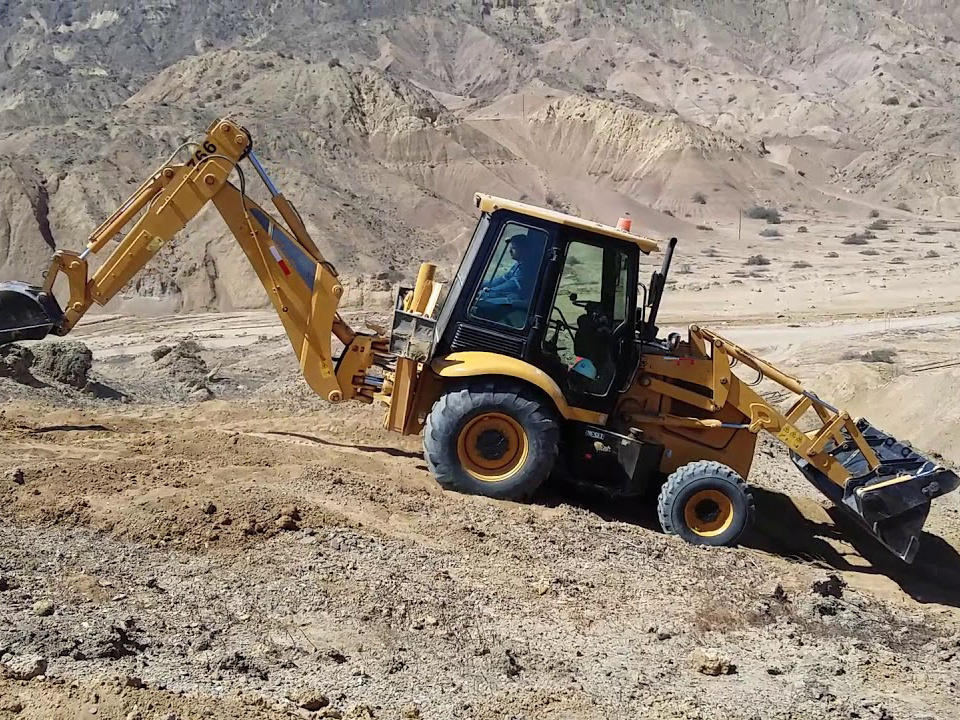 Tlb Machine 8Ton Backhoe Loader Retroexcavadora With Telescopic Boom For Sale CLG766