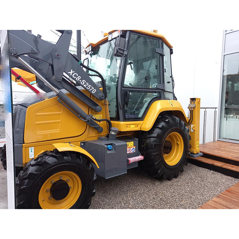 China 4X4 Small Backhoe Loader for Sale XC8-S2570 XC8-S3580