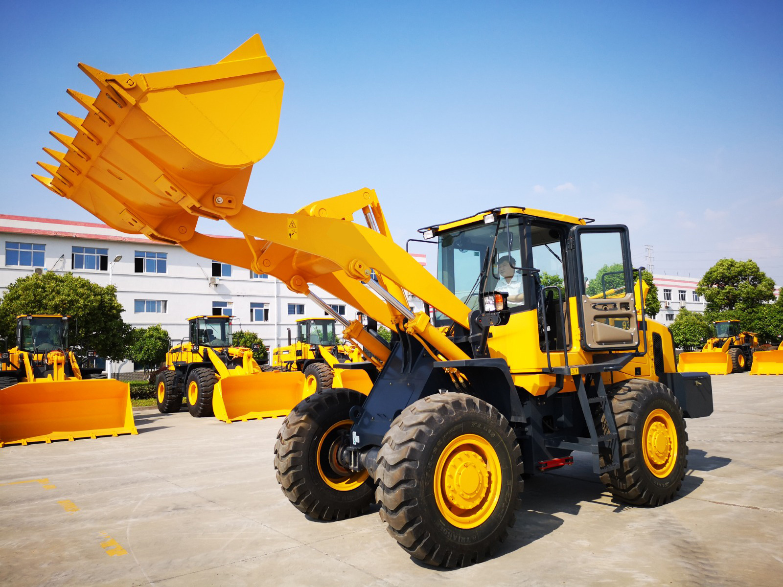 5 ton mini Wheel Loader ZL50H Front end loader With Snow Blower