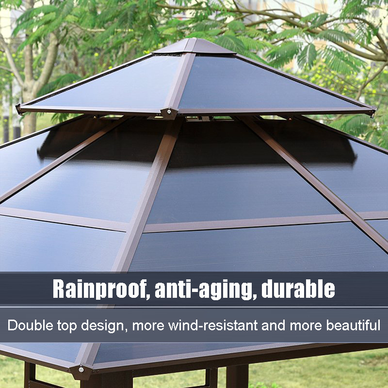 Professional Manufacturer Camping Roma Big Garden Gazebo outdoor awning retractable sunroom kit