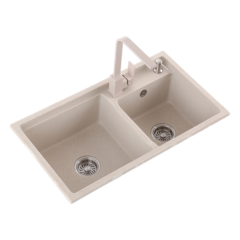 Kitchen Sink Deep Single double Pearl White Ceramic Porcelain Fireclay Apron-Front Kitchen Farm House Sink quartz stone sink