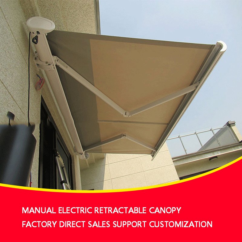 Awning double UV coating canopy for window carport polycarbonate awning metal aluminum retractable balcony awning for outdoor