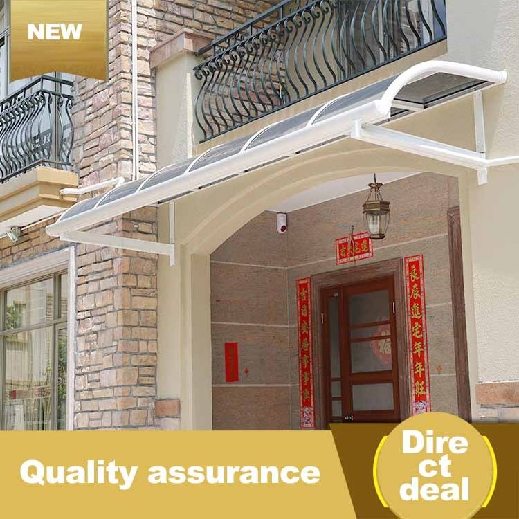 aluminium frame front window door canopy and polycarbonate canopy awning for sun protection Polycarbonate Roof  Canopy Awning