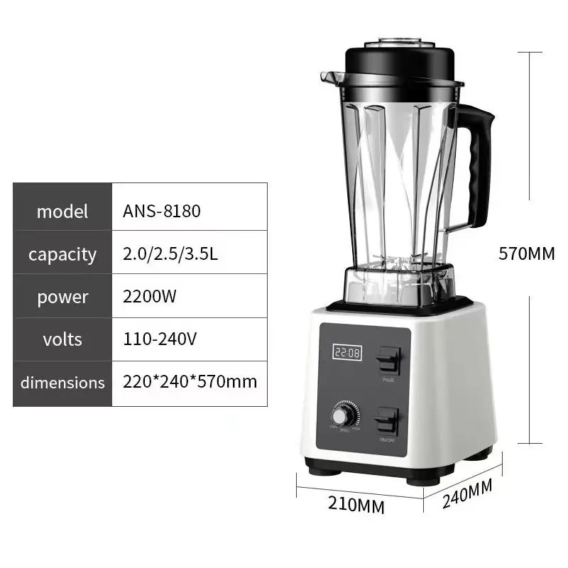 Fufu blender Commercial Food Processors Countertop Electric Chopper Heavy Duty Blender Mixer Blenders And Juicers