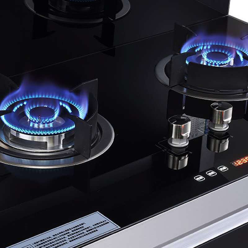 stove with oven High quality new styles stainless steel kitchen gas stove with range hood and oven