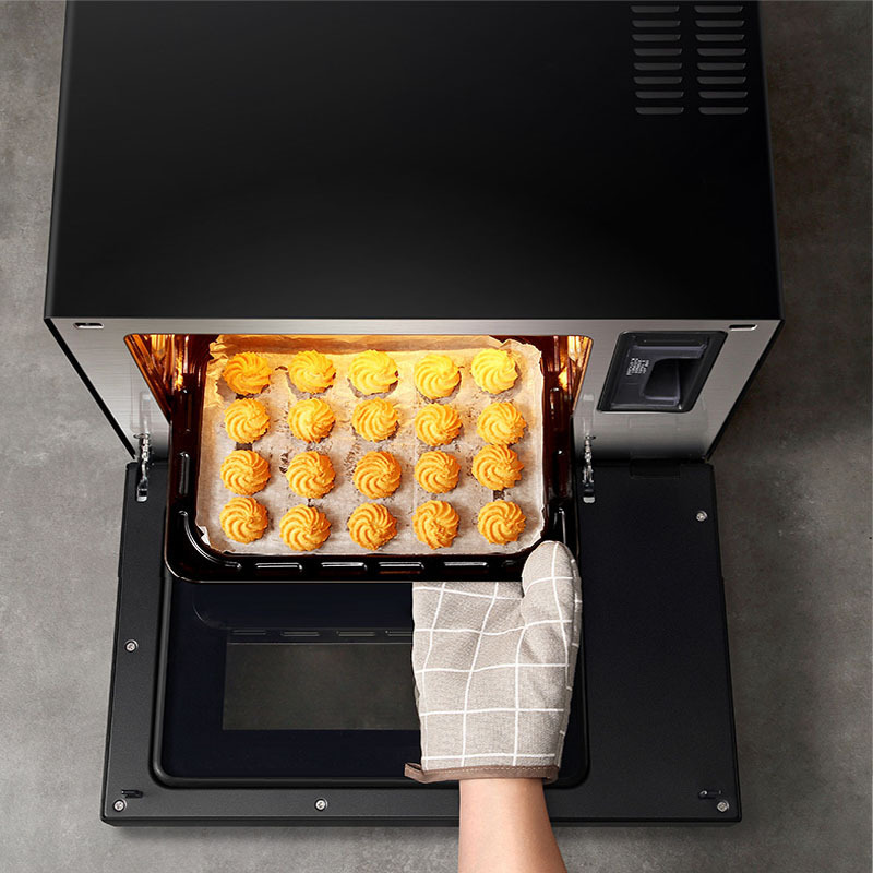 Large capacity household desktop two in one steam oven small embedded electric steam oven