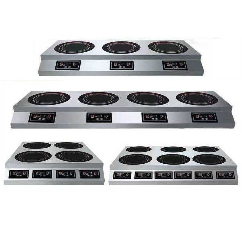 Commercial multi-eye induction cooker multi-eye electric ceramic stove multi-head kitchen stove