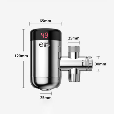 3000W 3-5s instant electric water heater tap Instant electric hot water heater faucet for kitchen and bathroom