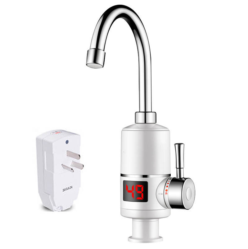 top seller Digital Display stainless steel Instant hot water tap electric heater faucet