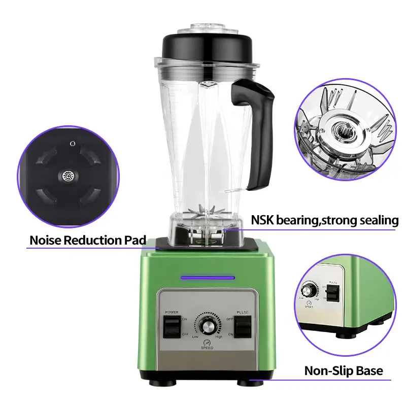 China Multifunctional Nutri Commercial Large Home Vegetable Fruit Ice Smoothie Electric Grinder And Blender