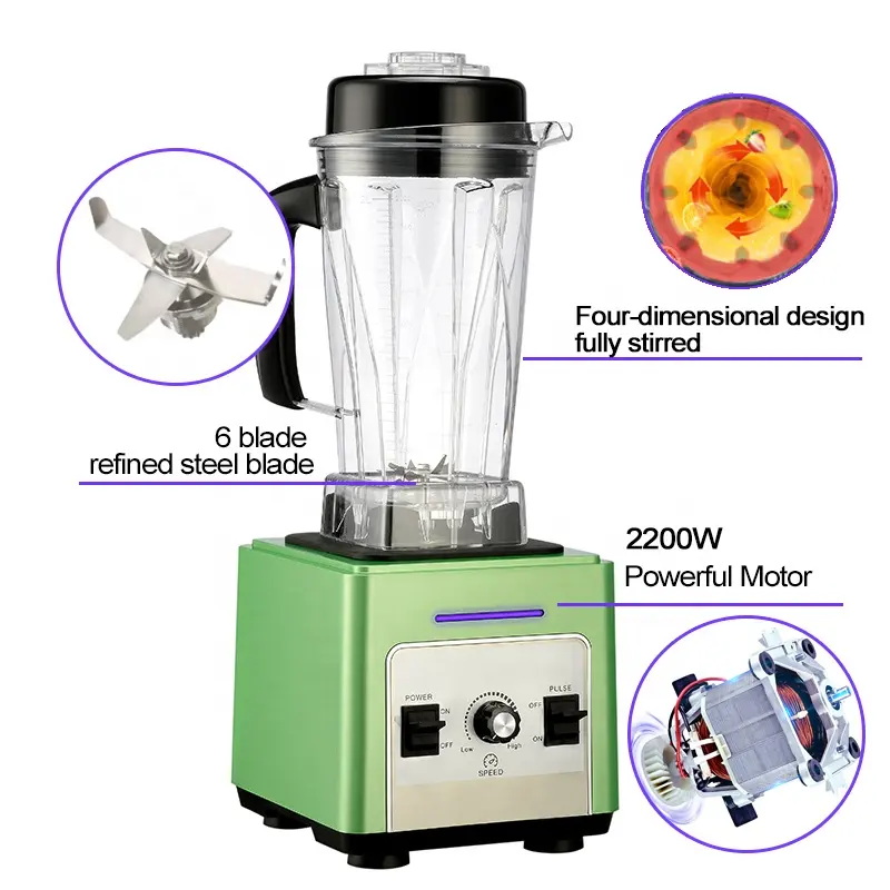 China Multifunctional Nutri Commercial Large Home Vegetable Fruit Ice Smoothie Electric Grinder And Blender