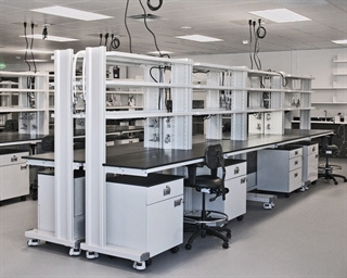 Flexible Modular&Movable Lab Furniture Work Bench with Laboratory Casework/Cabinet Easily Reconfigure