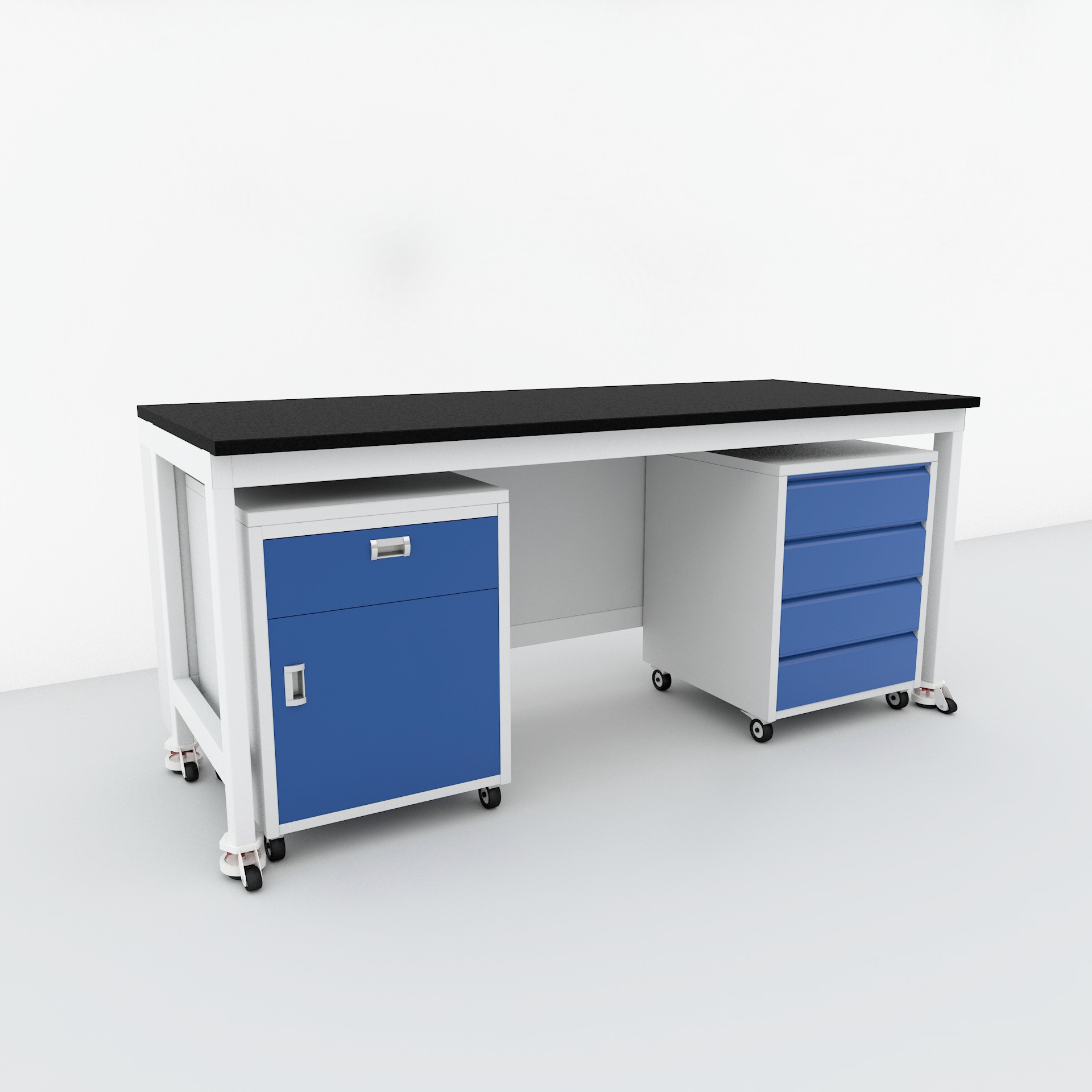 All Steel Mobile Modular Lab Caseworks Combined freely Lab Furniture Workbench Popular Models Easily Reconfigure