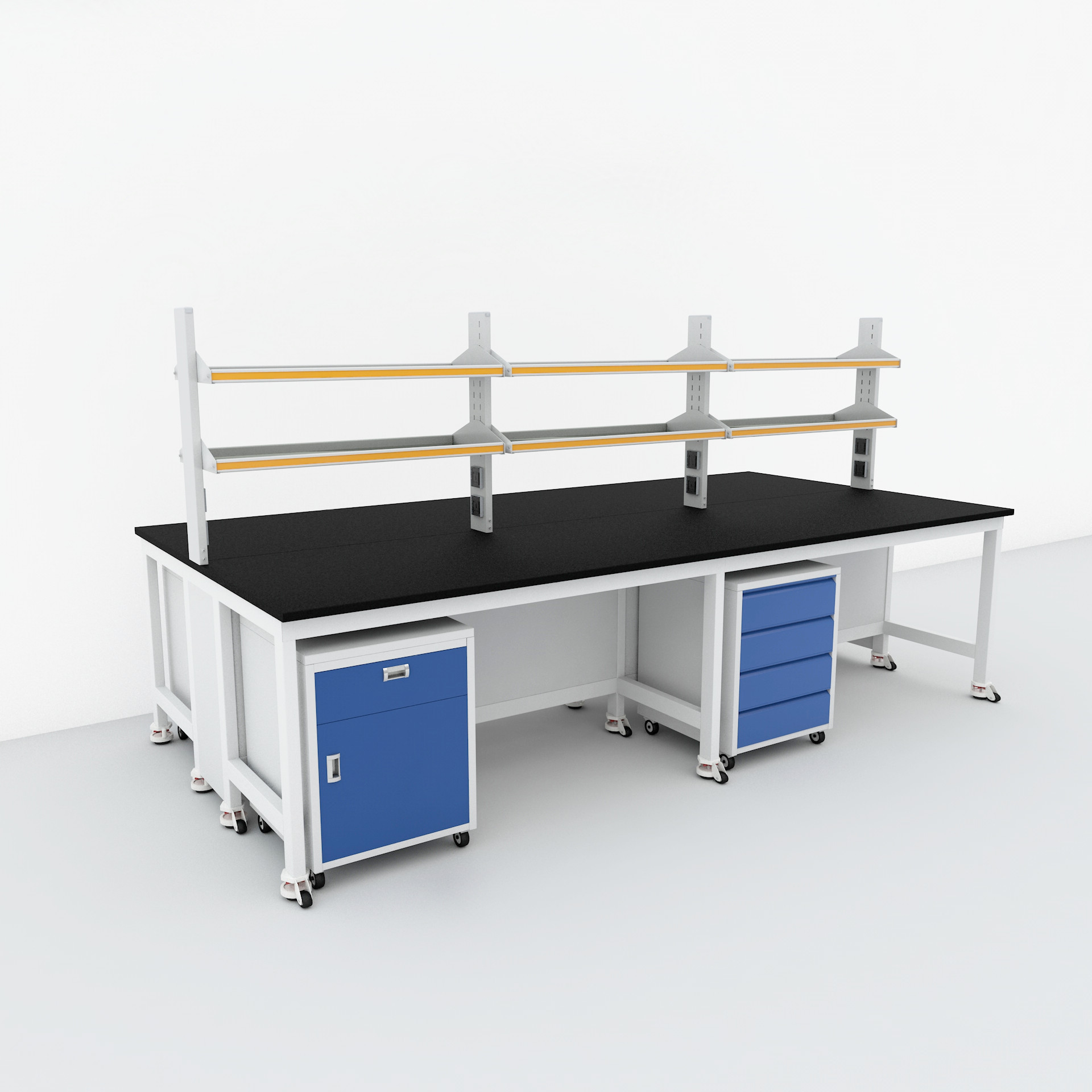 All Steel Mobile Modular Lab Caseworks Combined freely Lab Furniture Workbench Popular Models Easily Reconfigure