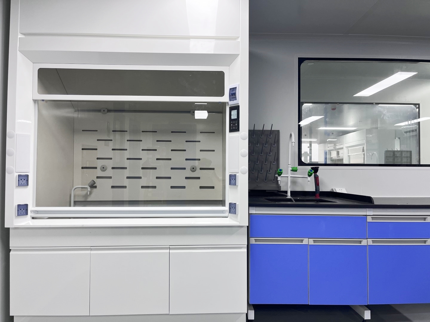 chemical lab equipement fume hood ventilation hood with safety cabinets fume cupboard