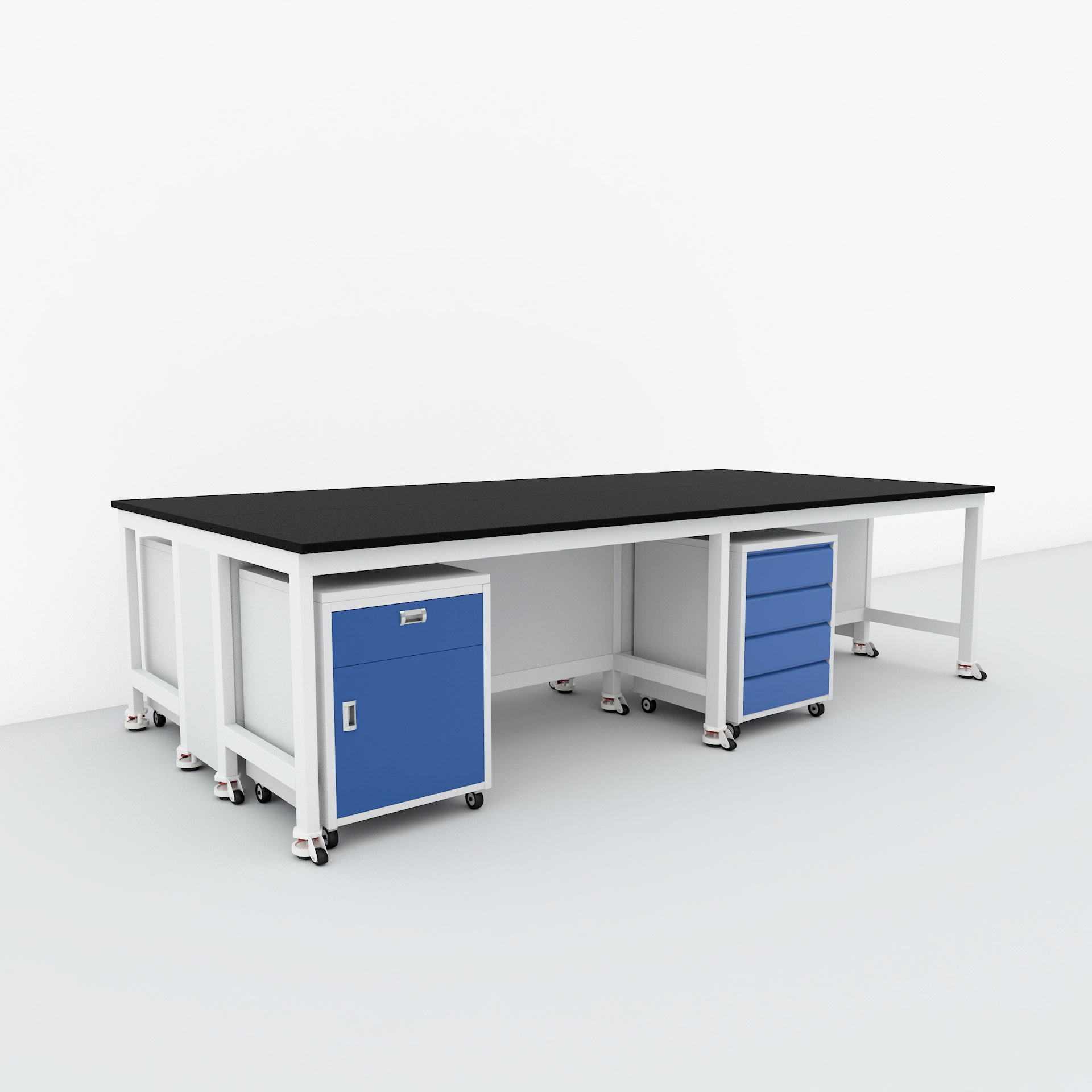 All Steel Mobile Modular Lab Caseworks Combined freely Lab Furniture Workbench Popular Models Easily Reconfigure