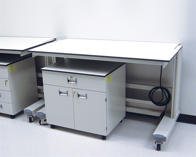 Flexible Modular&Movable Lab Furniture Work Bench with Laboratory Casework/Cabinet Easily Reconfigure