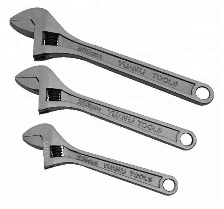 Factory Directly Hot selling Cheap Carbon Steel Adjustable Wrenches with different size