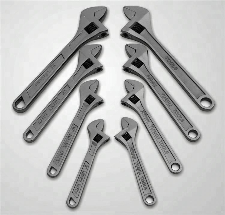 Factory Directly Hot selling Cheap Carbon Steel Adjustable Wrenches with different size