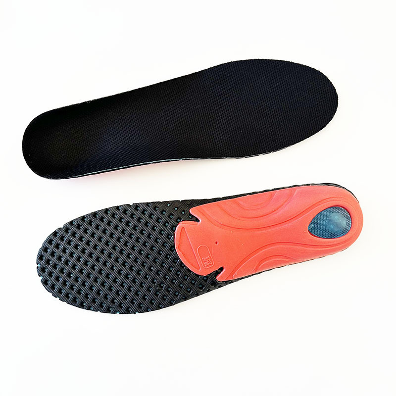 Shock Absorbing Sport Eva Insole With Gel Cushion Comfort Running Insole For Men And Women